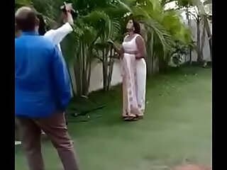 Swathi naidu saree dropping part-1 short film shooting 30